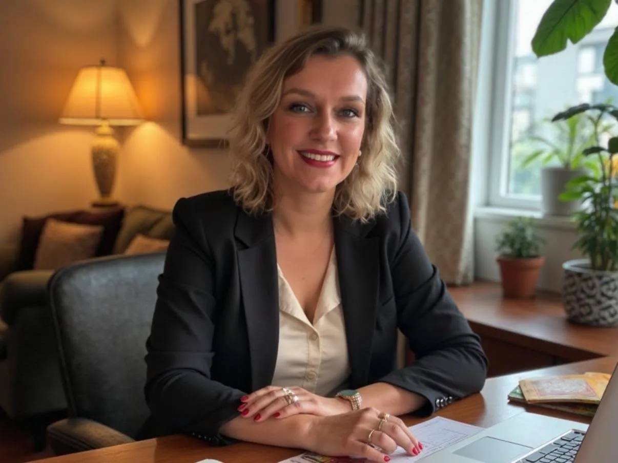 Carla de Sousa, nutricionista, em contexto profissional